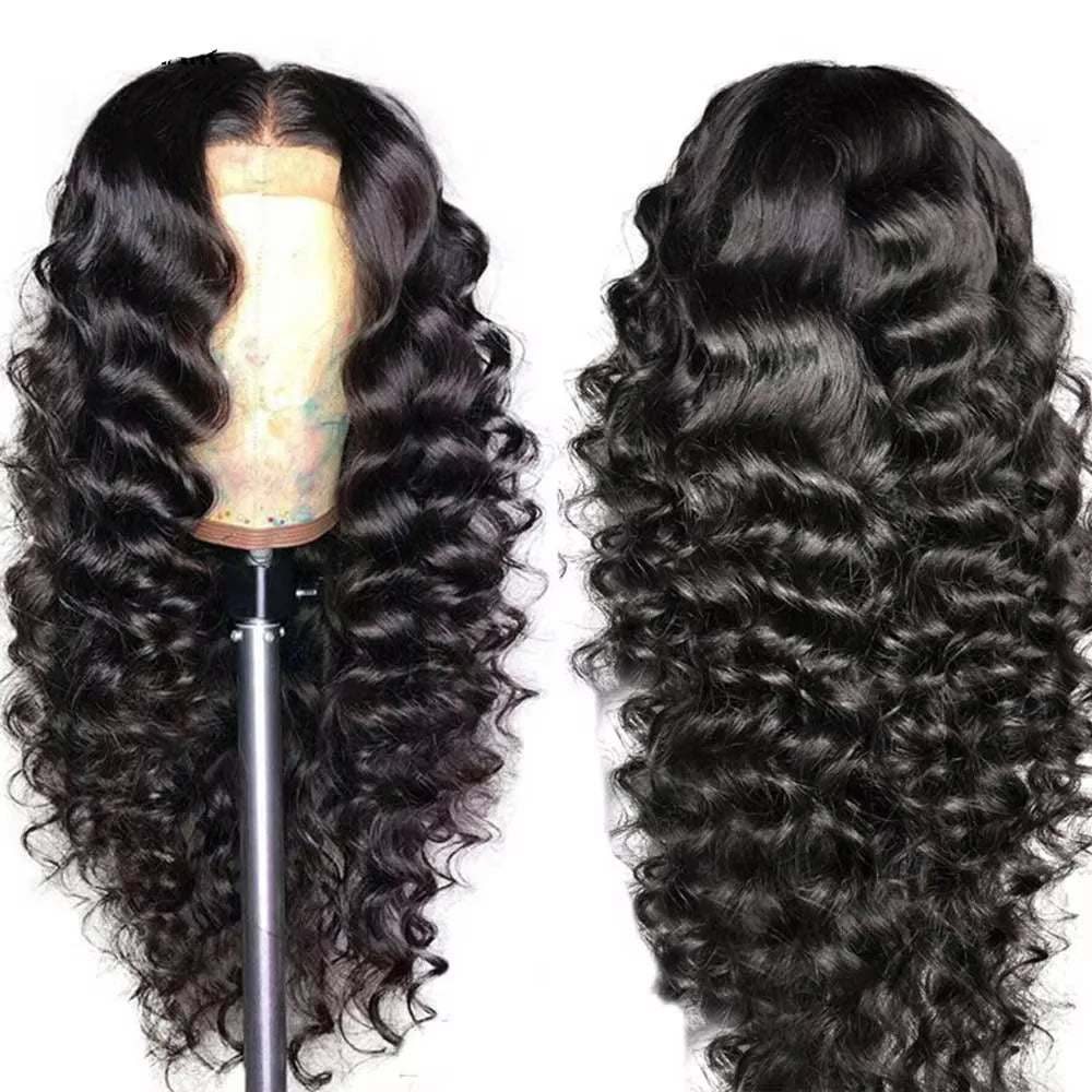 Bone Straight Human Hair Colored Brown Wigs Glueless HD Lace Frontal Wigs Brazilian Human Hair Lace Front Wigs for Black Women