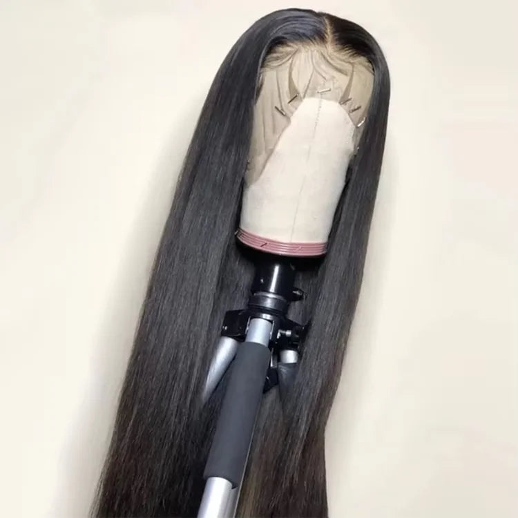 Bone Straight Human Hair Colored Brown Wigs Glueless HD Lace Frontal Wigs Brazilian Human Hair Lace Front Wigs for Black Women