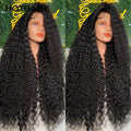 100% Human Hair Kinky Curly Glueless Wigs Human Hair For Women 13×4/13×6 HD Transparent Lace Frontal Wig 400 Density Wear And Go